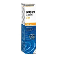 CALCIUM-SANDOZ Sun effervescent, beta-carotene tablets UK
