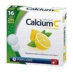 CALCIUM + Vit.C x 16 tabl. sparkling (lemon) UK