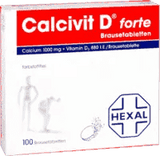 CALCIVIT D forte effervescent, natural treatment for osteoporosis, vitamin d3 and calcium UK