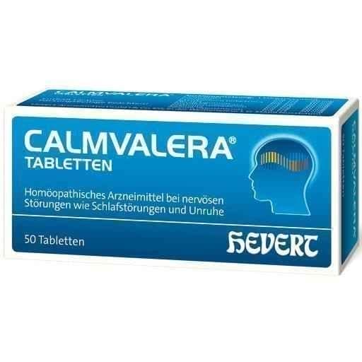 CALMVALERA Hevert tablets 50 pc UK