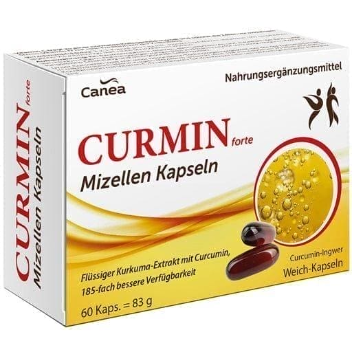 CANEA Curmin forte Micellar, Turmeric extract, Ginger extract, curcumin, curcuminoids UK