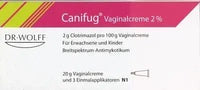 CANIFUG vaginal cream 2% with 3 appl. bacterial vaginosis, candida albicans UK