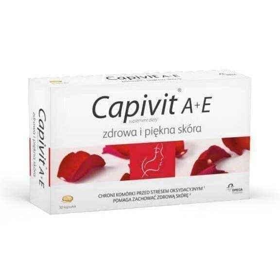 Capivit A + E Healthy and Beautiful Skin x 30 capsules UK