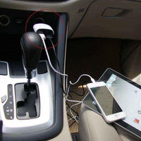 Car phone charger Dual USB LED Display UK