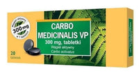 Carbo medicinalis VP 300mg x 20 tablets UK
