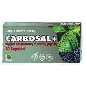 CARBOSAL + Charcoal with black berries x 30 capsules UK