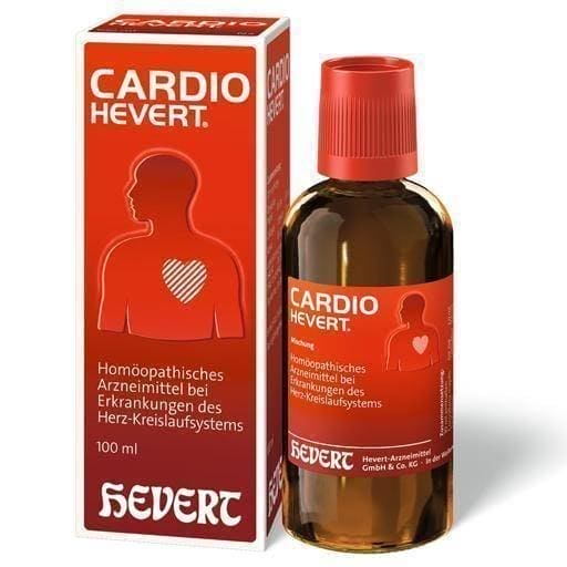 CARDIO HEVERT drops 100 ml Nervous heart disorders UK