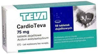 Cardioteva 75mg x 56 tablets UK