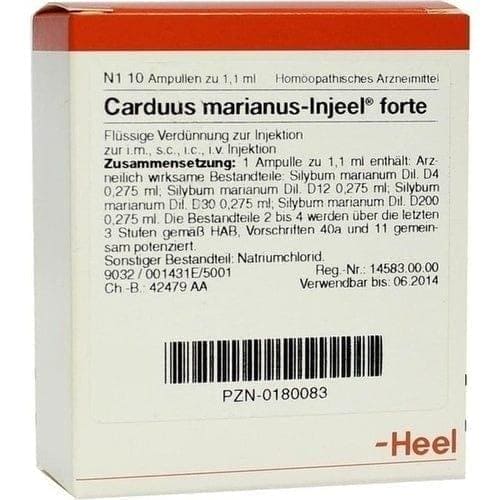 CARDUUS MARIANUS INJEEL forte ampoules, Silybum marianum UK