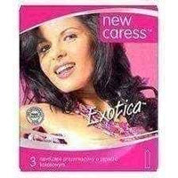 Caress Exotica II Condoms lubricated with the scent of Tutti Frutti x 3 pieces - Condom Sizes UK