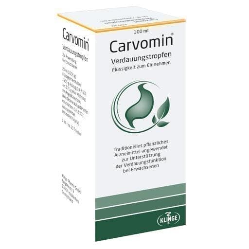 CARVOMIN digestive drops 100 ml angelica root UK