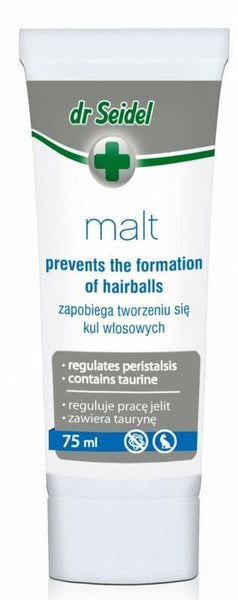 Cat hairball treatment, Dr Seidel Malt Paste UK