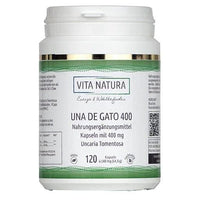 Cats Claw, Uncaria tomentosa, UNA DE GATO 400 mg capsules UK