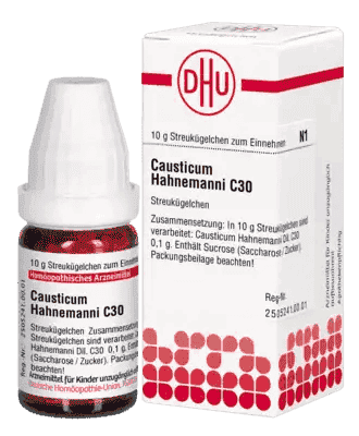 CAUSTICUM HAHNEMANNI C 30, burns, scalds, muscle weakness, seizures UK