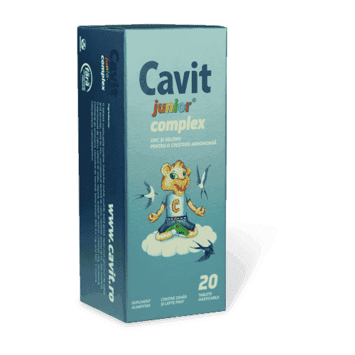 CAVIT JUNIOR COMPLEX 20 chewable tablets UK