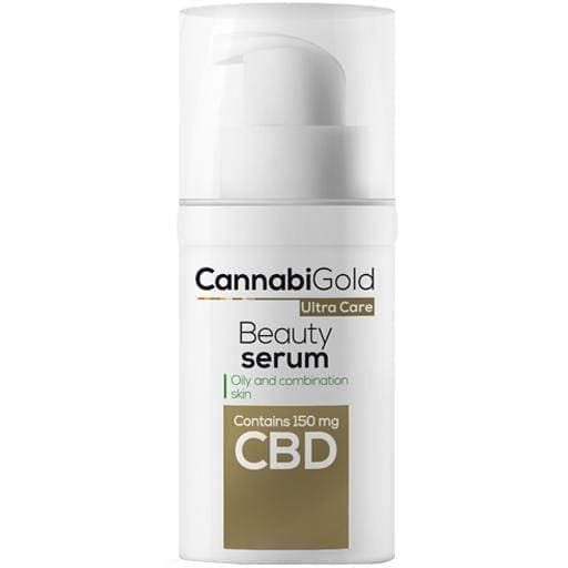 CBD BEAUTY Serum oily + combination skin CannabiGold 30 ml UK