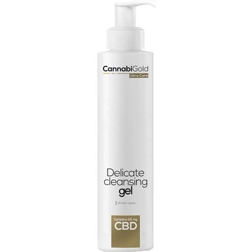CBD FACIAL CLEANSING GEL all skin types CannabiGo 200 ml UK