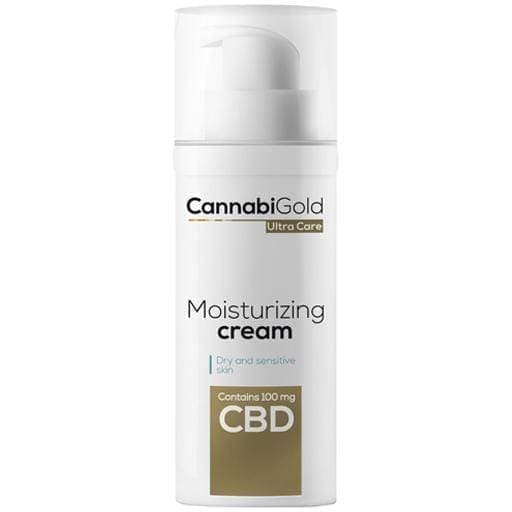 CBD MOISTURIZING CREAM + Recommended skin CannabiGold 50 ml UK