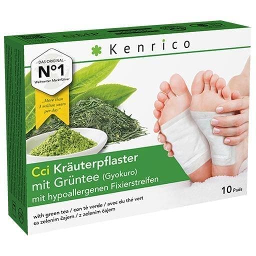 CCI herbal plaster with green tea (Gyokuro) 10 pc UK