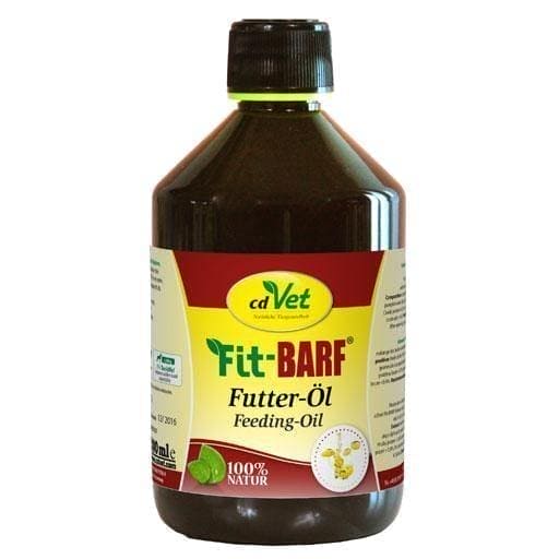 cdVet Fit-BARF feed oil 500 ml dogs and cats UK