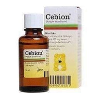 CEBION 0.1 g / 1 ml drops 30ml oral drops contain vitamin C (ascorbic acid) for babies UK