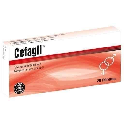 CEFAGIL tablets 20 pc Turnera diffusa UK