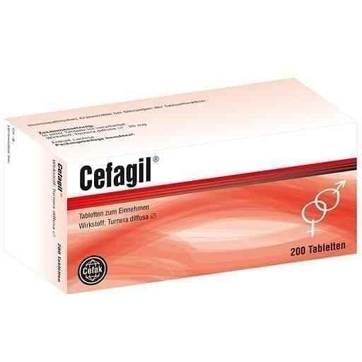 CEFAGIL tablets 200 pc Turnera diffusa UK