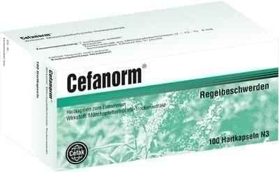 CEFANORM hard capsules 100 pc, premenstrual complaints UK