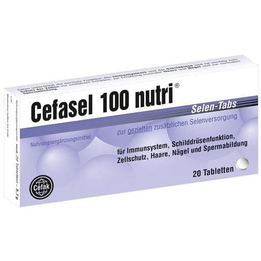CEFASEL NUTRI 100 Selen, selenium supplement UK