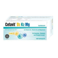 CEFAVIT D3 K2 Mg 2,000 IU hard capsules UK