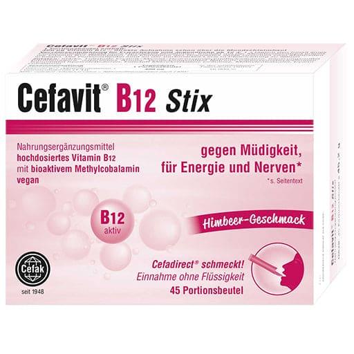 CEFAVIT Vitamin B12 Stix granules UK