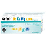 CEFAVIT Vitamins D3 K2 Mg 2,000 IU hard capsules UK