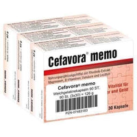CEFAVORA memo soft gelatin capsules 90 pcs physical & mental fatigue UK