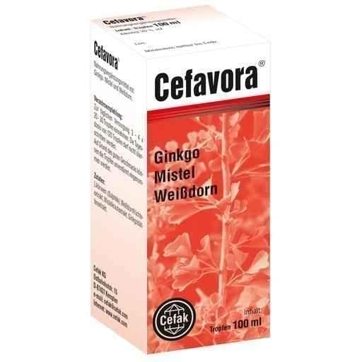 CEFAVORA oral drops 100 ml ginkgo, mistletoe and hawthorn UK