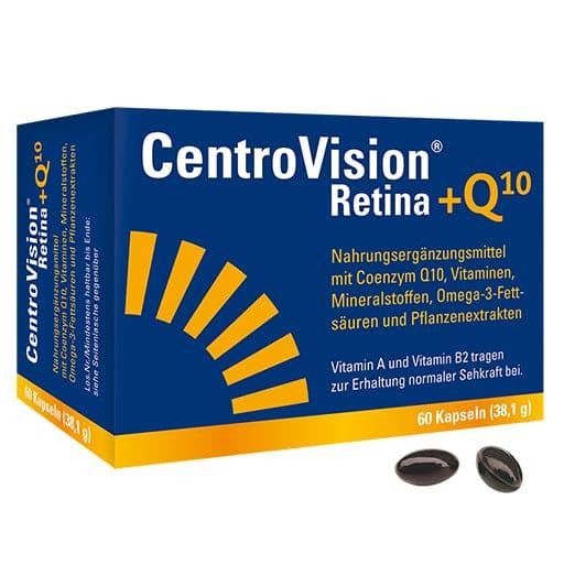 CENTROVISION Retina+Q10 capsules UK