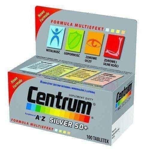 CENTRUM AZ Silver 50+ x 100 tablets UK