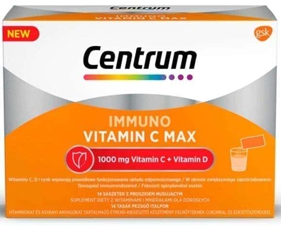 Centrum Immuno Vitamin C Max x 14 sachets UK