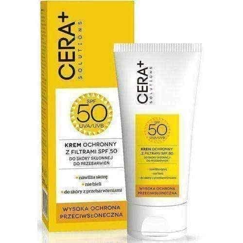 CERA+ SPF50 protective cream for skin prone to discoloration 50ml UK