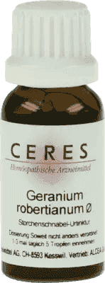 CERES Geranium robertianum, treating upset stomach, nosebleeds in children, nosebleed UK