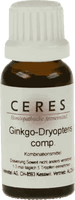 CERES Ginkgo dryopteris, treatment of inflammation, rheumatoid arthritis, wounds, ulcers UK