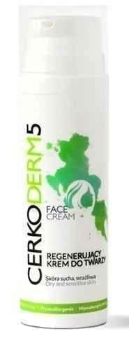 CERKODERM 5 Regenerating face cream 50ml UK