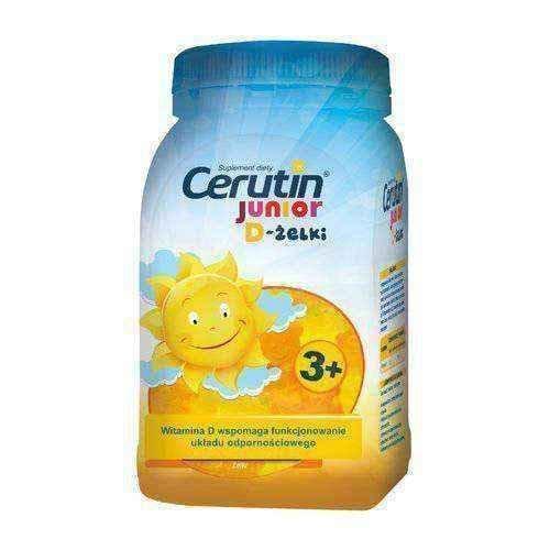 Cerutin Junior D-gumdrops lemon flavor and orange 240g, gumdrop, gummy drop UK