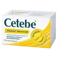 CETEBE vitamin C prolonged release ascorbic acid 500 mg UK