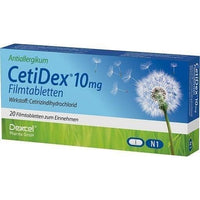 CETIDEX, cetirizine dihydrochloride 10 mg UK