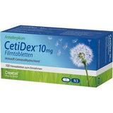 CETIDEX, cetirizine dihydrochloride 10 mg UK