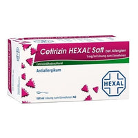 CETIRIZIN HEXAL juice for allergies UK