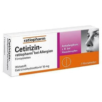 CETIRIZIN ratiopharm for allergy, chronic hives treatment UK