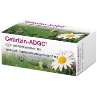 CETIRIZINE ADGC film-coated tablets 100 pc cetirizine hydrochloride UK