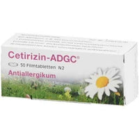 CETIRIZINE ADGC film-coated tablets 50 pc cetirizine hydrochloride UK