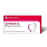 CETIRIZINE AL, cetirizine dihydrochloride, allergic rhinitis UK